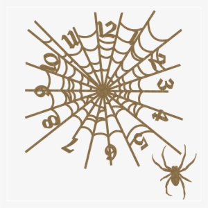 Spider Web Clock Set - Insect