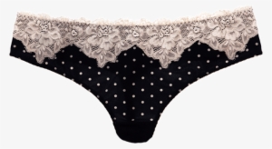 Spot Black & Nude 3 Piece Set Seta04 2055black/nude - Thong