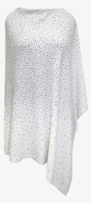 Poncho With Embellishments - Poncho