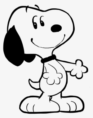 Snoopy Black And White