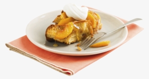 Peach French Toast Breakfast Bake - Dulce De Leche