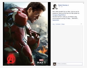 Robert Downey Jr Facebook - Robert Downey Jr Iron Man Avengers Age