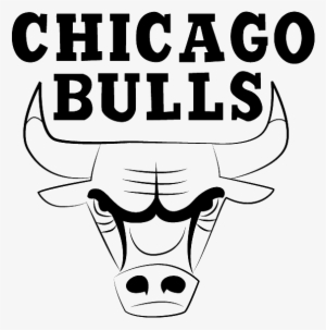 Chicago Bulls Png Pic - Chicago Bulls Logo Black And White