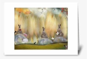 Kanga Greeting Card - Sheep
