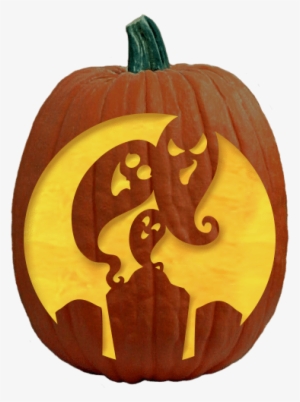 Falling Stars Pumpkin Carving Pattern - Pumpkin