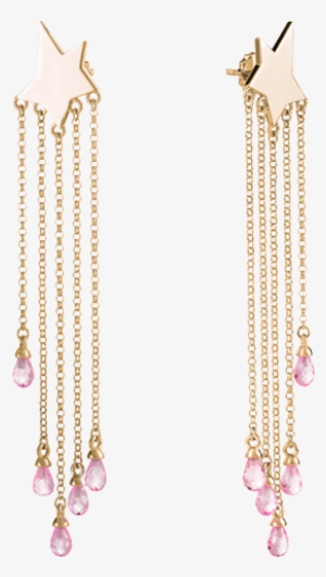 Falling Star Earrings - Silver