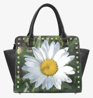 White Daisy Rivet Shoulder Handbag - Fashion Women Five Nights At Freddy's Shoulder Bag