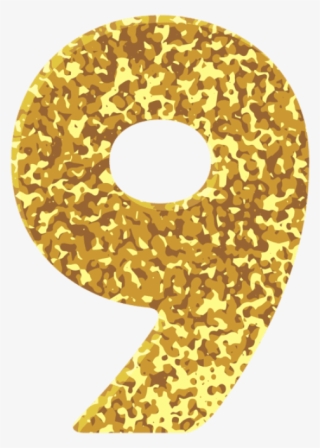 Gold Style Number Nine Transparent Png Image - Portable Network Graphics