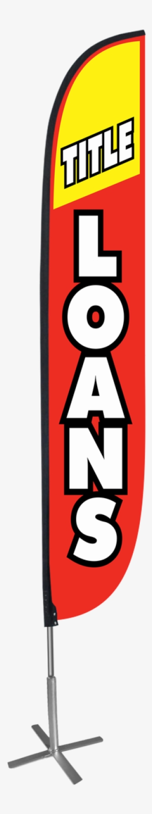 Sale - Lookourway Title Loans Feather Flag Complete Set