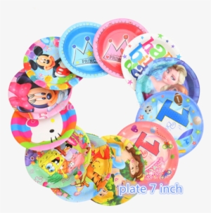 Birthday Snacks Paper Plates - Plate