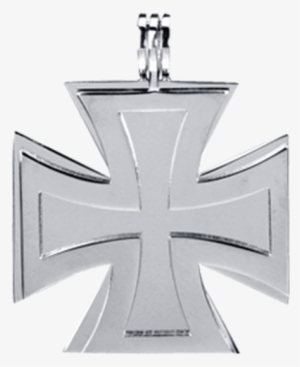 Twin Iron Cross Pendant - Twin Iron Cross Pendant - Collectible Medallion Necklace