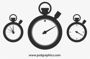 Stopwatch Shape Png - フリー 素材 シルエット 時計