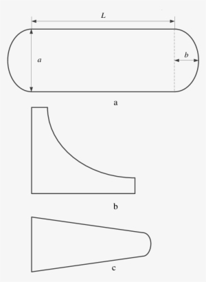 Two Dimensional Resonators Showing Chaotic Ray Dynamics - Line Art