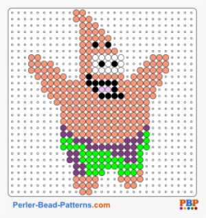 Perler Bead Pattern Patrick - Perler Bead Patterns Spongebob