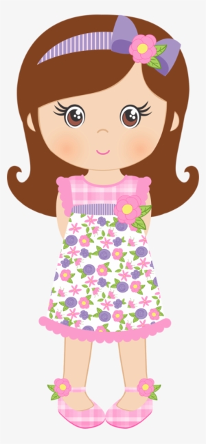 Spring Shabby Chic Png - Girl Clipart