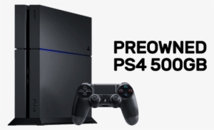 Playstation 4 500gb Console (preowned) - Custom Faceplate - Red (ps4)