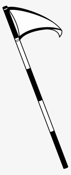 Golf Flag - Golf Flag Clip Art Black And White