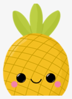 Watercolour Fruit Clipart Source - Cute Pineapple Png