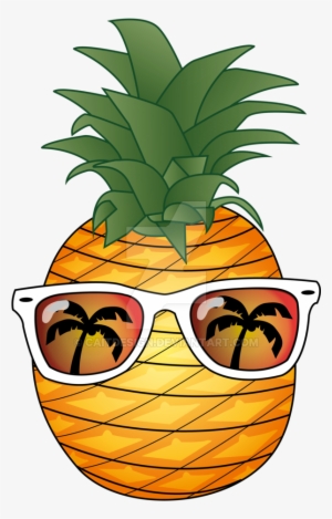 Pineapple Summer By Caitdesign On Deviantart Vector - Pineapple Summer Clip Art Transparent