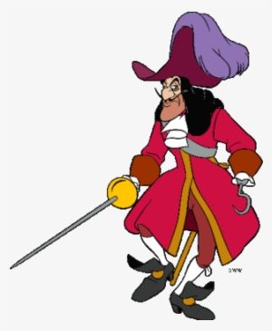 Captain Hook Has Captured Tinkerbell And Is Holding - Peter Pan Captain Hook Clipart