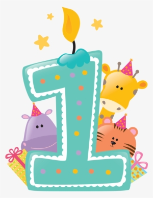 Happy First Birthday Png Svg Free Stock - 1st Birthday Transparent Background