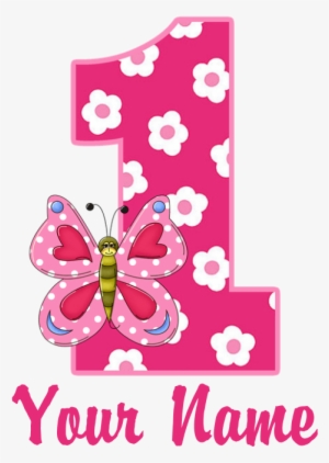 1st Birthday Png Pink - 1st Birthday Design Png