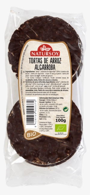 Tortas De Arroz Con Algarroba - Natursoy Rice Cakes With Carob 100g 100 Gr