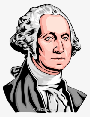 George Washington Royalty Free Vector Clip Art Illustration - George Washington Hair Clipart
