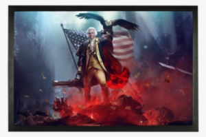 George Washington ﻿sublimation Doormat - Donald Trump With The Us Flag, Eagle