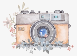 Watercolor Camera Png - Watercolor Camera Clipart Png