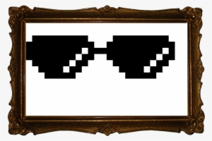 My Sloppy Version Of The "deal With It Glasses" Put - Pixel Sunglasses