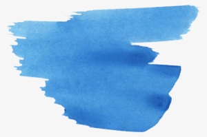 Png File Size - Blue Brush Stroke Png