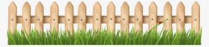 Transparent Fence With Grass Png Clipart