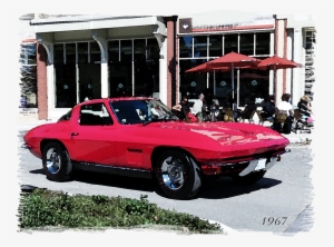 1967 Corvette American Classic Sports Car In The City - Lamborghini Islero