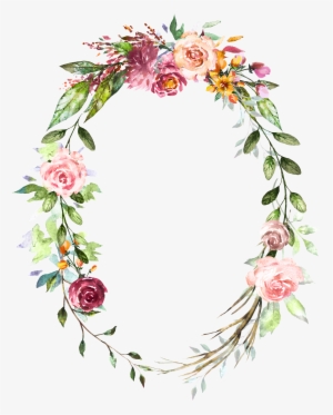 H804 Plant Art, Printable Frames, Flower Frame, Post - Flower