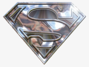 Silver Chrome Superman Logo - Superman Logo Animated Gif