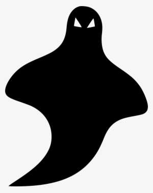 Halloween Ghost Vector Free Download Transparent Png - Black Ghost Clip Art