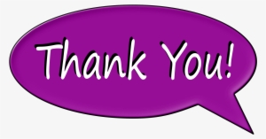 Pink Thank You Png Banner Royalty Free - Thank You Speech Bubble Png