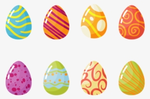Easter Eggs Icons Vector - Oeufs De Paques Vector