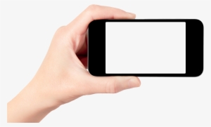 Phone In Hand Png - Hand Holding Smartphone Png