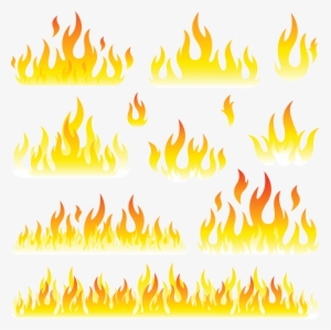 Fire Clipart Transparent - Flames Clipart Png