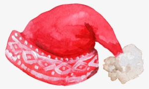 Hand Painted Cute Christmas Hat Png Transparent - Portable Network Graphics