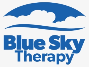 Blue Sky Therapy Logo Blue- Png