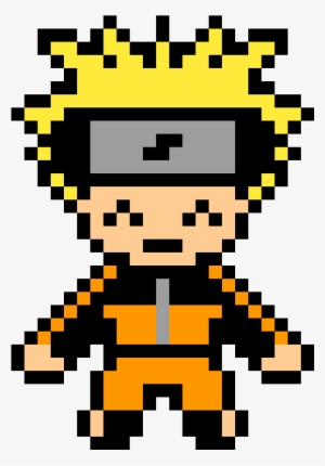 Pixels Drawing Naruto - Naruto Pixel Art