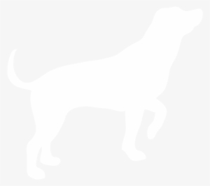 Dog Png - White Dog Silhouette