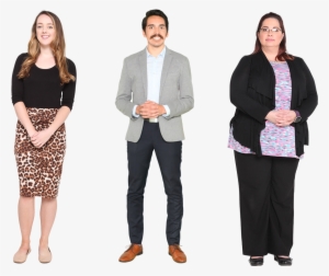 Cutout People Png - People Posing For A Photo Png