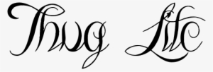 Thug Life Text Png File - Portable Network Graphics