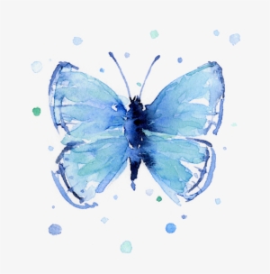 Click And Drag To Re-position The Image, If Desired - Free Butterfly Watercolour Painting