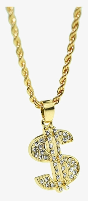 Dollar Chain Png - Gold Dollar Chain Png