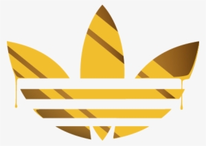 Adidas Clipart Yellow - Adidas Gold Logo Png